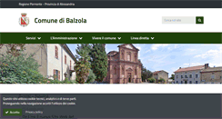 Desktop Screenshot of comune.balzola.al.it